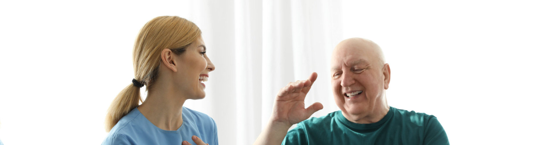 caregiver bond with her patient